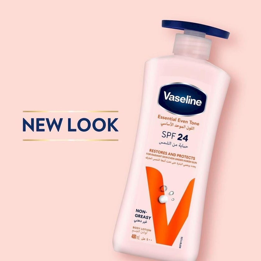 Vaseline Essential Even Tone UV Protection Body Lotion 400ml