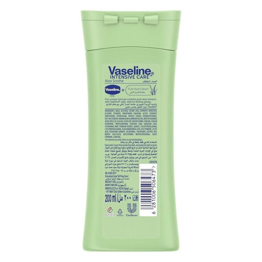 Vaseline Intensive Care Aloe Soothe Body Lotion 200ml