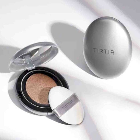 Tirtir Mask Fit Aura Silver Cushion Foundation 18g - Ivory/21N