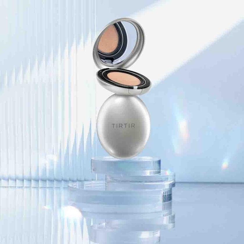 Tirtir Mask Fit Aura Silver Cushion Foundation 18g - Camel/27N