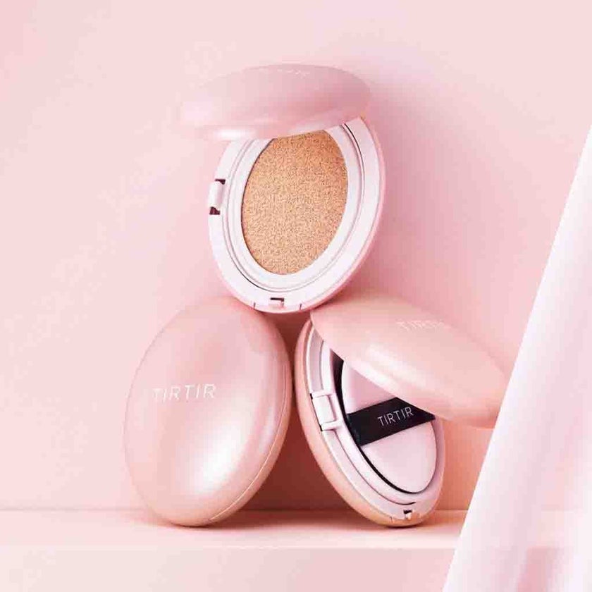 Tirtir Mask Fit All-Cover Pink Cushion Foundation 18g - Ivory/21N
