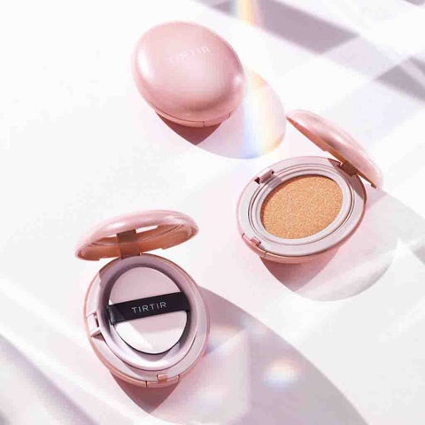 Tirtir Mask Fit All-Cover Pink Cushion Foundation 18g - Natural Ivory/21W
