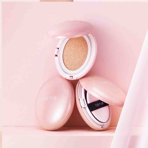 Tirtir Mask Fit All-Cover Pink Cushion Foundation 18g - Sand/23N