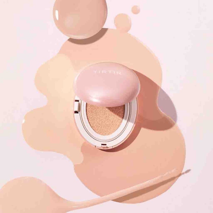 Tirtir Mask Fit All-Cover Pink Cushion Foundation 18g - Latte/24N