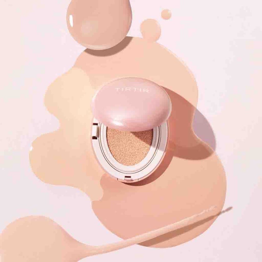 Tirtir Mask Fit All-Cover Pink Cushion Foundation 18g - Cool Beige/27C
