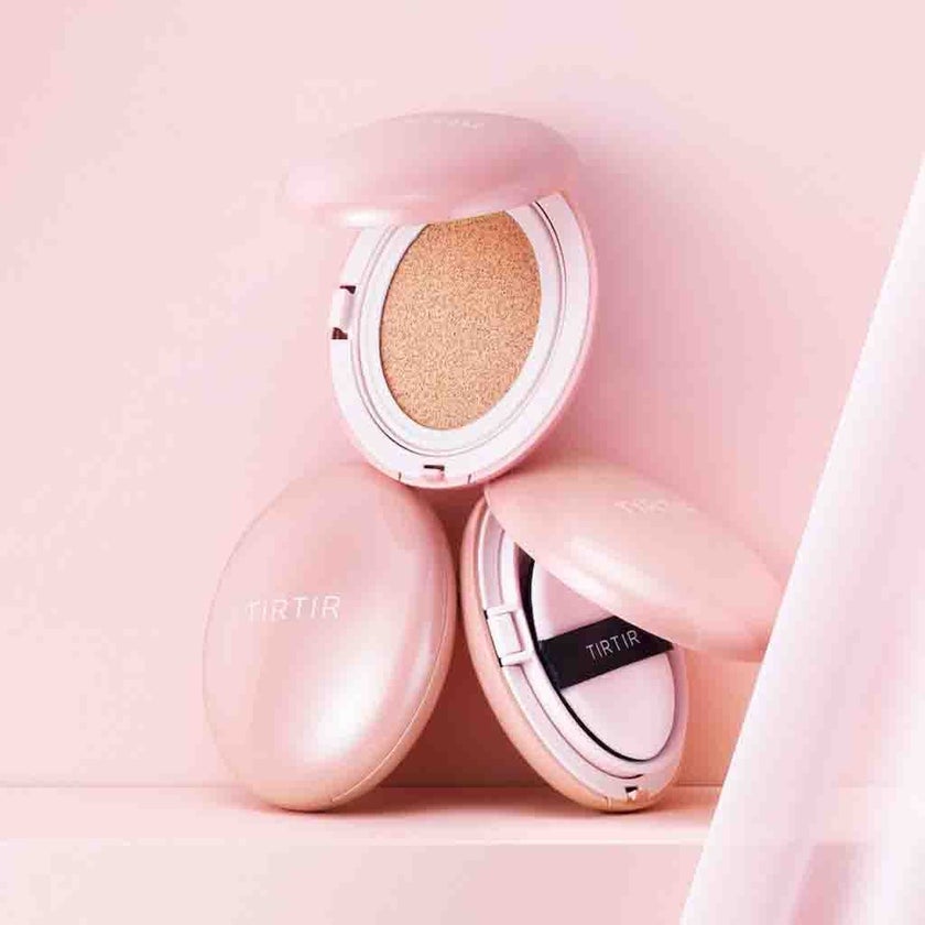 Tirtir Mask Fit All-Cover Pink Cushion Foundation 18g - Cool Beige/27C