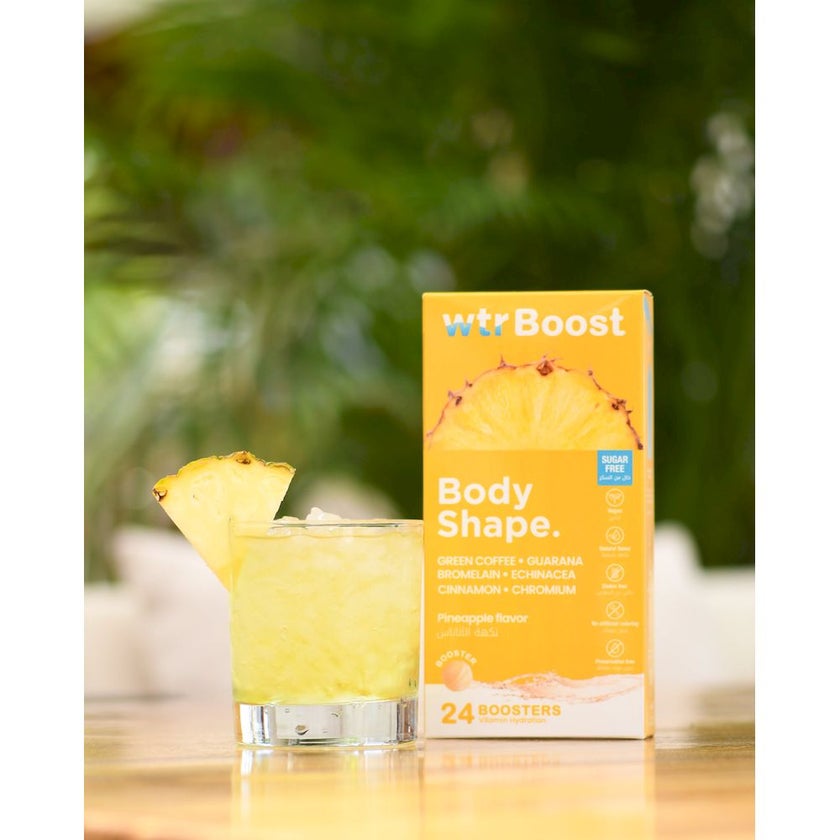 Shape Boost WTR Boost Body Shape Effervescent Boosters - Pineapple Flavor, Pack of ...