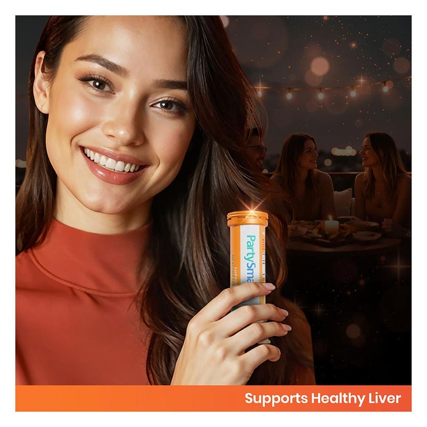 Himalaya PartySmart Herbal Liver Supplement Capsules, Pack of 12’s