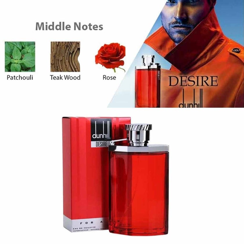 Dunhill Desire Red Eau De Toilette For Men 150ml