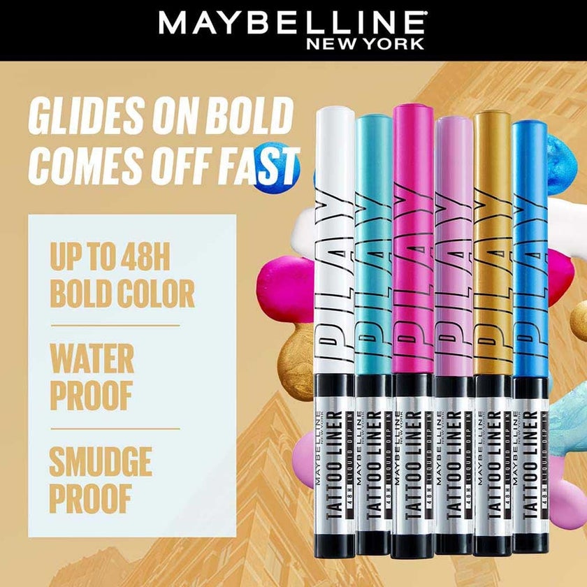 Maybelline Tattoo Liquid Eyeliner - Play Gold