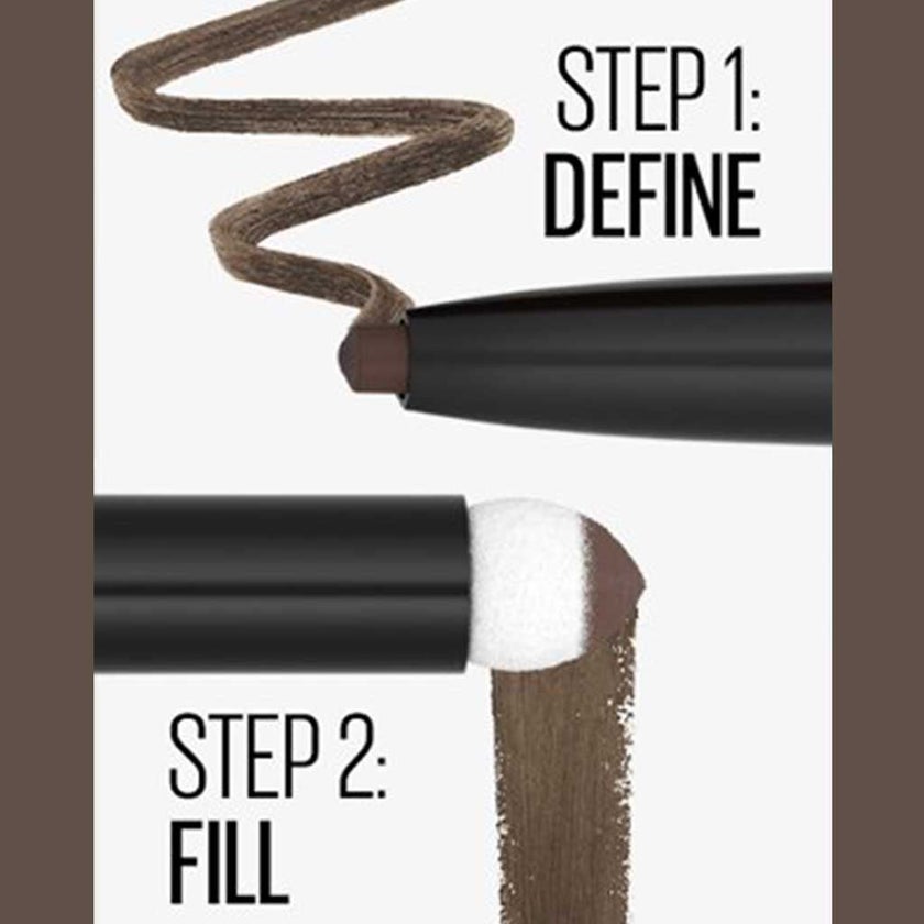 Maybelline Express Brow Eyebrow Pencil & Powder - Medium Brown/02