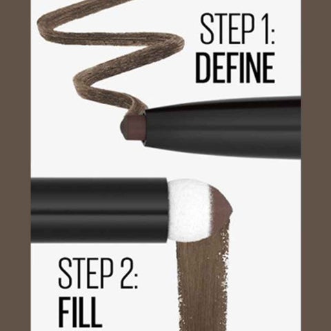 Maybelline Express Brow Eyebrow Pencil & Powder - Black Brown/05