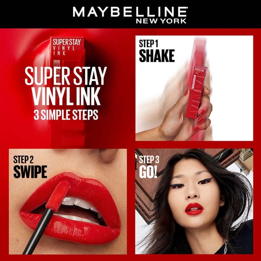 Maybelline Super Stay Vinyl Ink Liquid Lip Color - Peachy/15