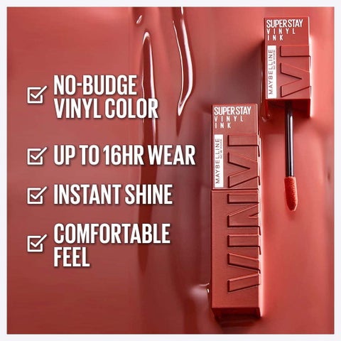 Maybelline Super Stay Vinyl Ink Liquid Lip Color - Punchy/120