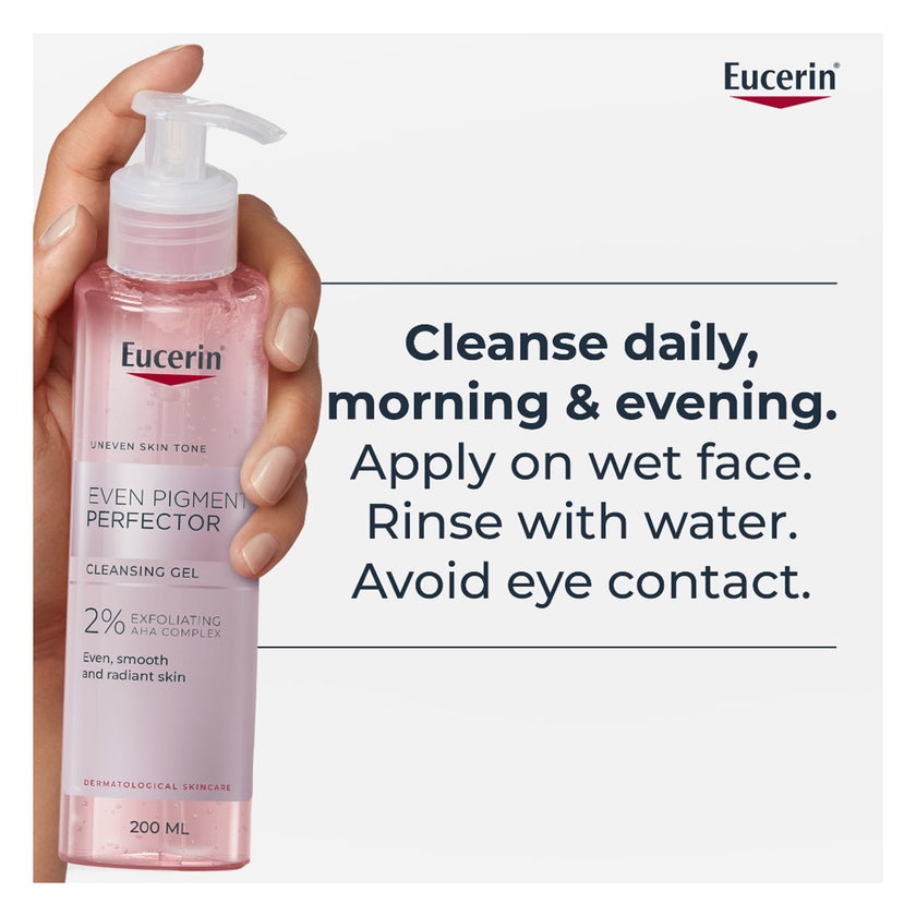 Eucerin Even Pigment Perfector 2% AHA Exfoliating Cleansing Gel 200ml