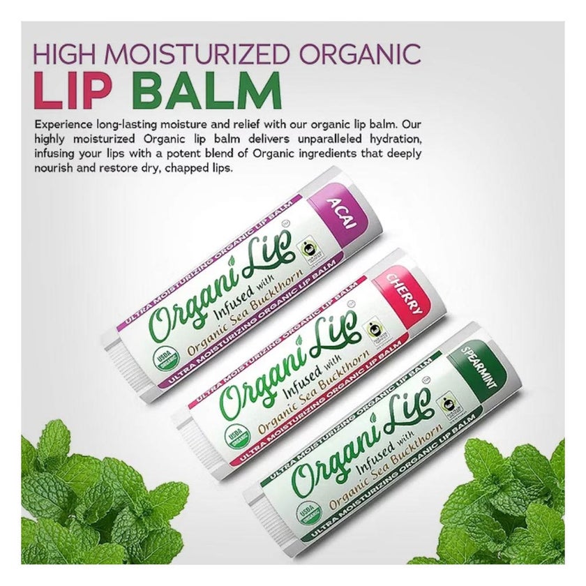 Organi Lip Acai Flavored Lip Balm