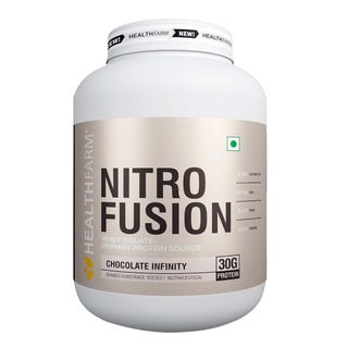 Healthfarm Nitro Fusion Whey Isolate Protein Powder - Chocolate Infinity 2kg - 62 Servings