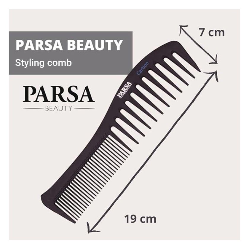 Parsa Beauty Professional Styling Carbon Hair Comb