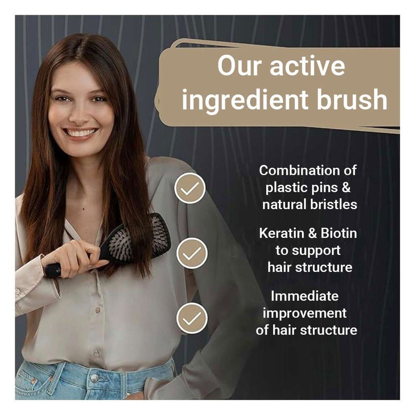 Parsa Beauty Keratin Care & Shine Paddle Hairbrush