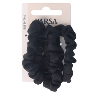 Parsa Beauty Metal Free Black Scrunchie, Pack of 3’s