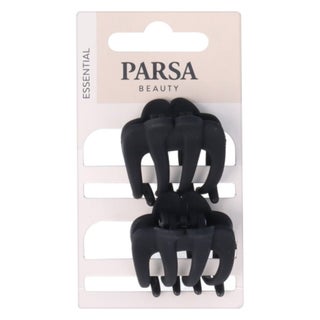 Parsa Beauty Hair Clip - Black Matte, Pack of 2’s