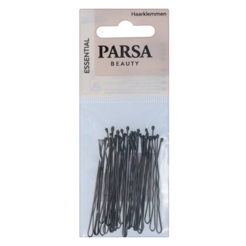 Parsa Beauty Corrugated Hair Slider Clips 50mm, Pack of 20’s