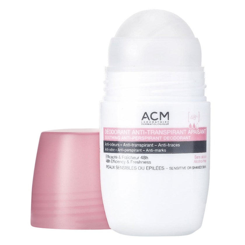ACM Soothing Anti-Perspirant 48H Deodorant Roll On For Sensitive Skin 50ml 