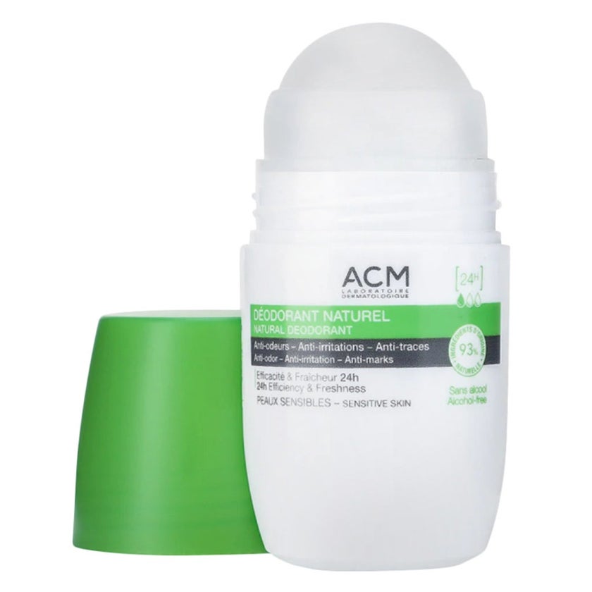 ACM Natural Anti-Irritation 24H Deodorant Roll On For Sensitive Skin 50ml
