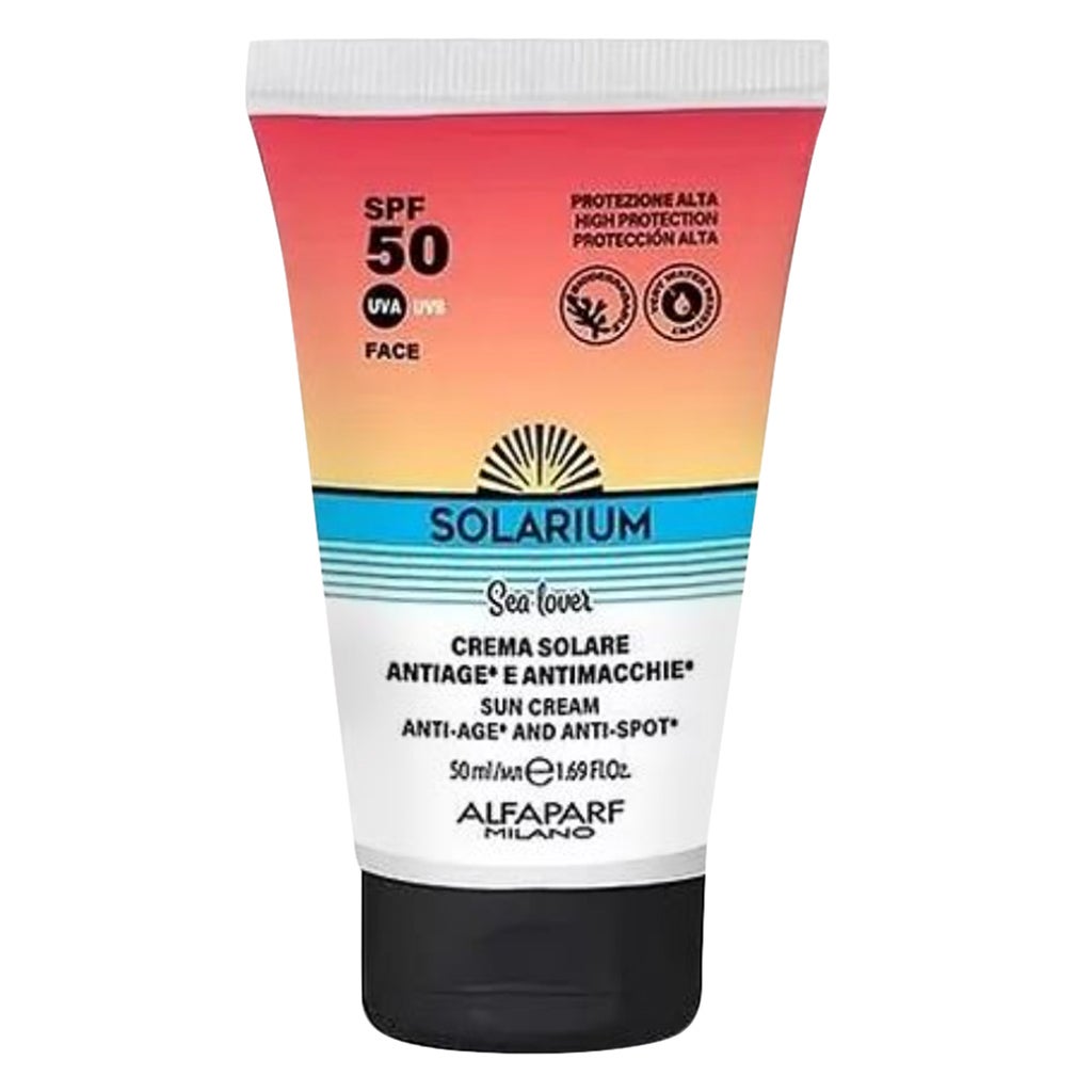 Solar Rays Cream Solarium SPF50 Anti Age & Anti Spot Face Sun Cream 50ml - myAster
