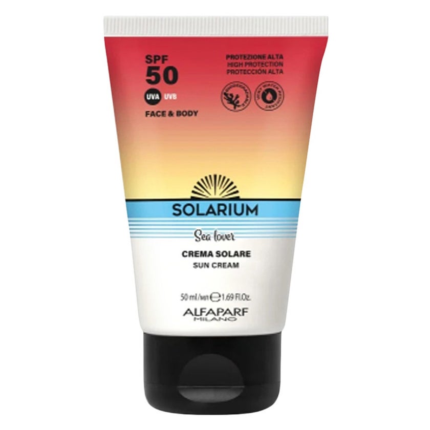 Solarium Travel Set With SPF50 Sun Cream 50ml + Aftersun With Tan Extender Face & Body Cream 50ml