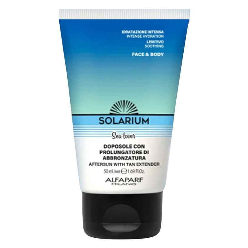 Solarium Travel Set With SPF50 Sun Cream 50ml + Aftersun With Tan Extender Face & Body Cream 50ml