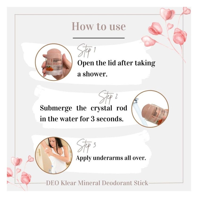 Deo Klear Life In Motion Mineral Deodorant Stick For Men 70g