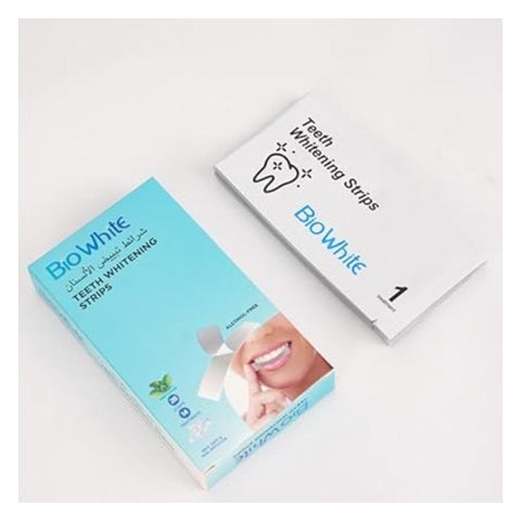 Bio White Teeth Whitening Strips, Pack of 28’s