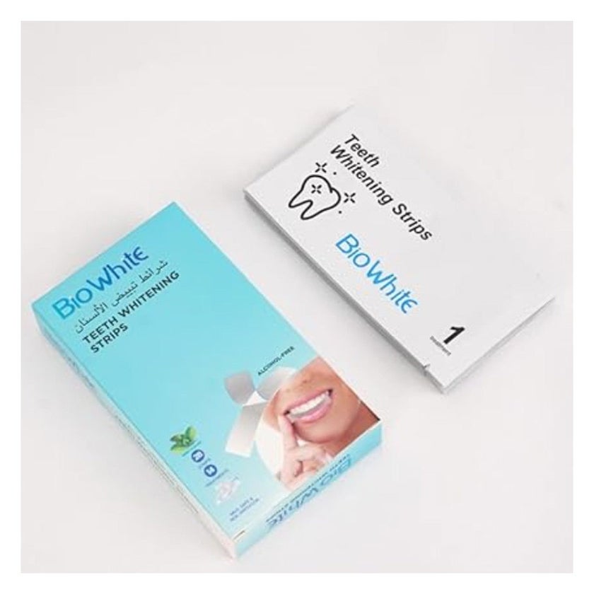 Bio White Teeth Whitening Strips, Pack of 28’s