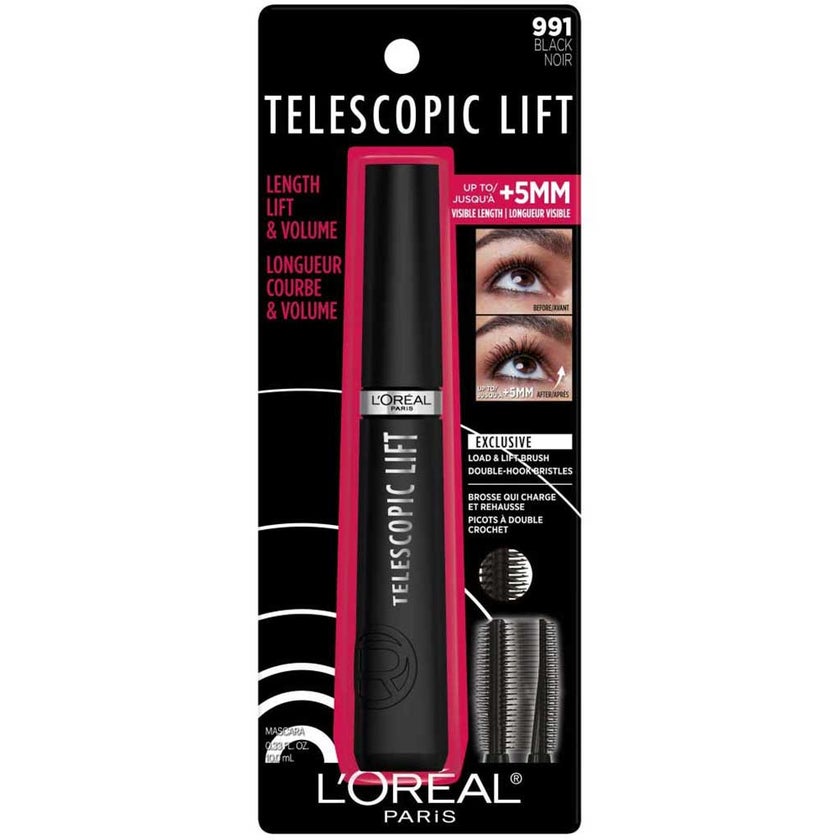 L'Oreal Paris Telescopic Lift Washable Mascara - Black