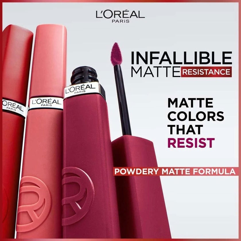 L'Oreal Paris Infallible Matte Liquid Resistance Lipstick 425 - Afterwork Drink