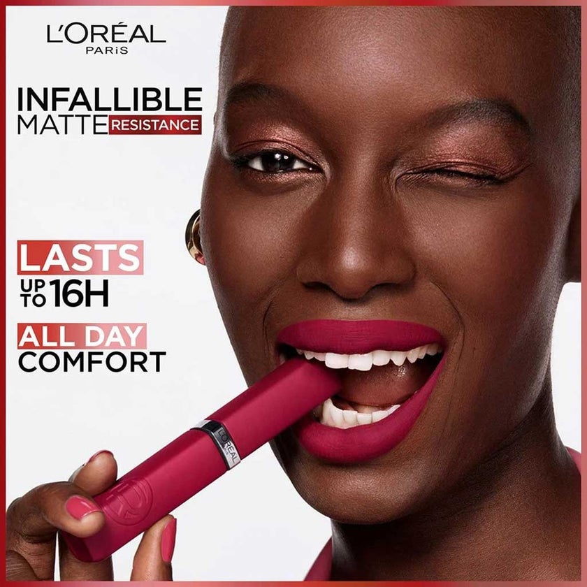 L'Oreal Paris Infallible Matte Liquid Resistance Lipstick 645 - Crush Alert