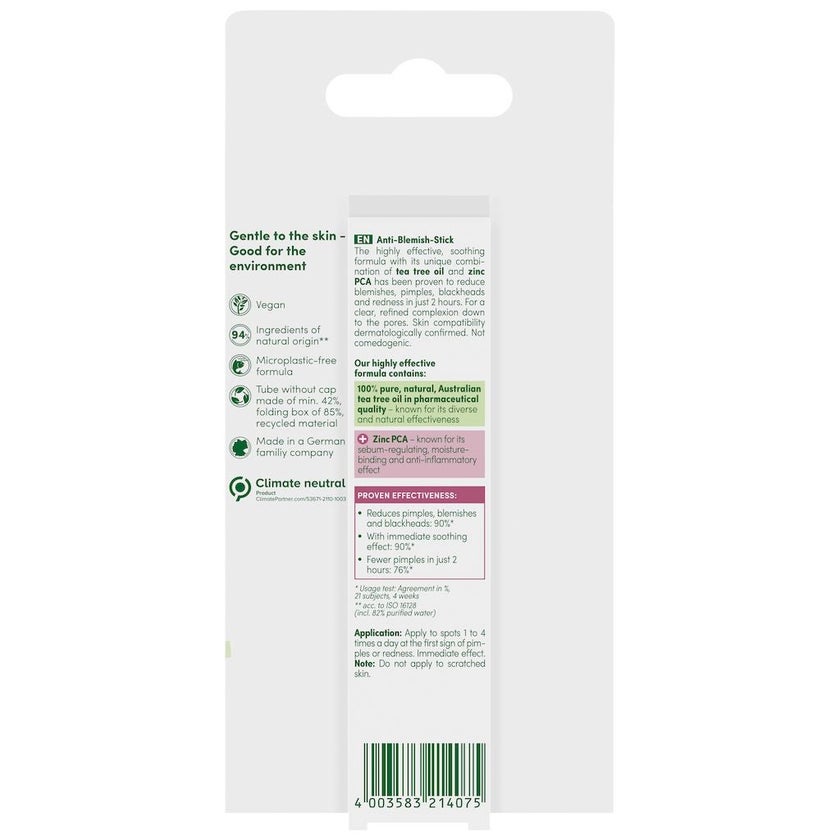 Alkmene My Tea Tree Oil Anti-Blemish Stick 15ml