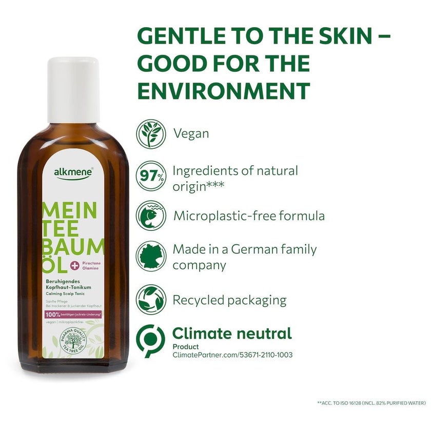 Alkmene My Tea Tree Oil Calming Scalp Tonic For Dandruff 250ml