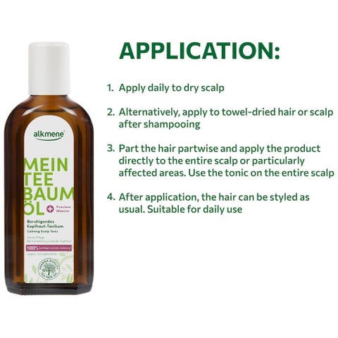 Alkmene My Tea Tree Oil Calming Scalp Tonic For Dandruff 250ml