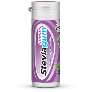 Ginjer Steviagum Senses Chewing Gum 30g - Cool Berry Sensation