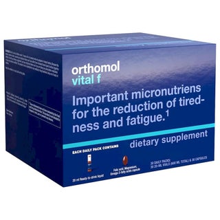 Orthomol Vital F Women's Supplement Vials + Capsules, Pack of 30's
