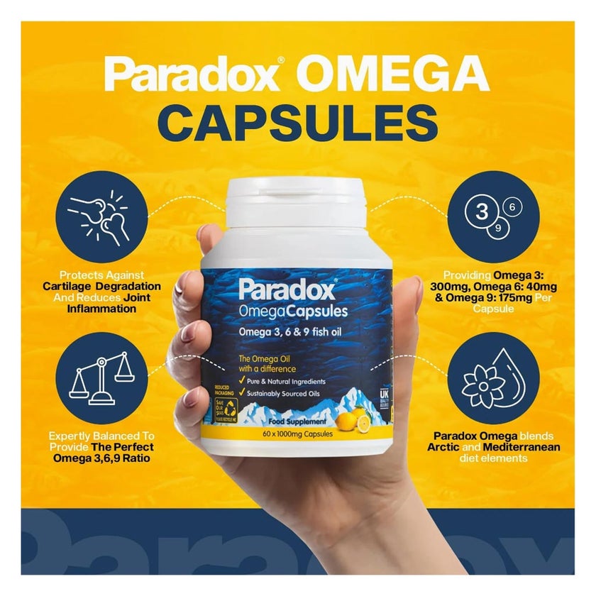 Paradox Omega Supplement Capsules, Pack of 30's