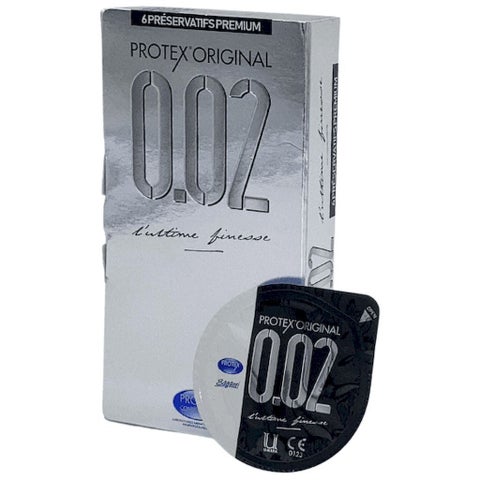 Protex Original 0.02 Condoms, Pack of 6's