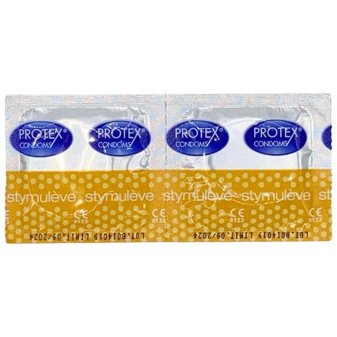 Protex Stymuleve Condoms, Pack of 6's