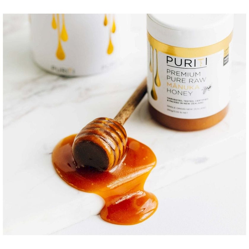 Puriti Premium UMF 15+ MGO 550+ Pure Raw Manuka Honey 250g