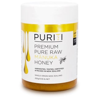 Puriti Premium UMF 22+ Pure Raw Manuka Honey 250g