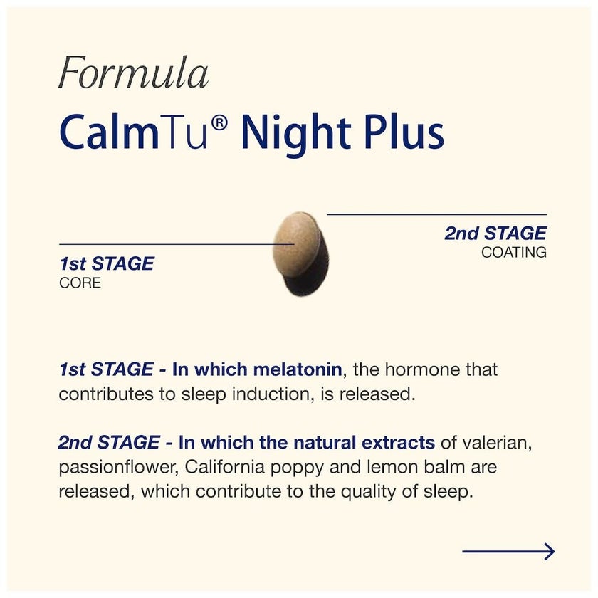 Vitae CalmTu Night Plus Melatonin Tablets, Pack of 30's