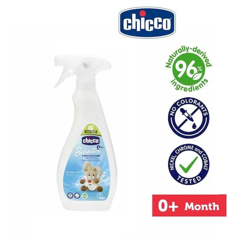 Chicco Sensitive 0M+ Fragrance Free Baby Fabric Stain Remover Spray 500ml