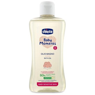 Chicco Baby Moments 0M+ Baby Bath Oil For Sensitive Skin 200ml